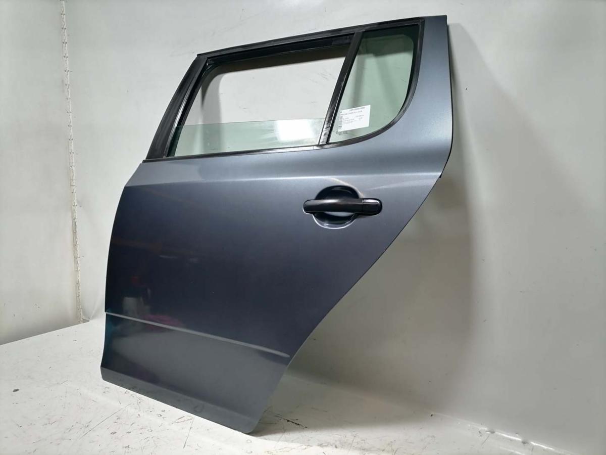 Skoda Fabia 2 Bj.2009 original T&uuml;r hinten links 9153 Anthracite grey Flie&szlig;heck Rohbau